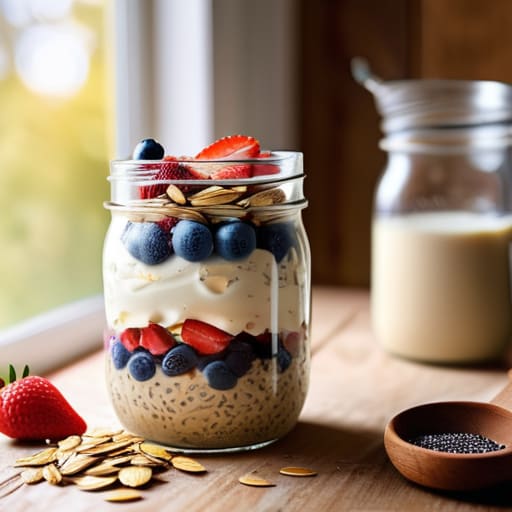 Overnight oats for the morning rush.