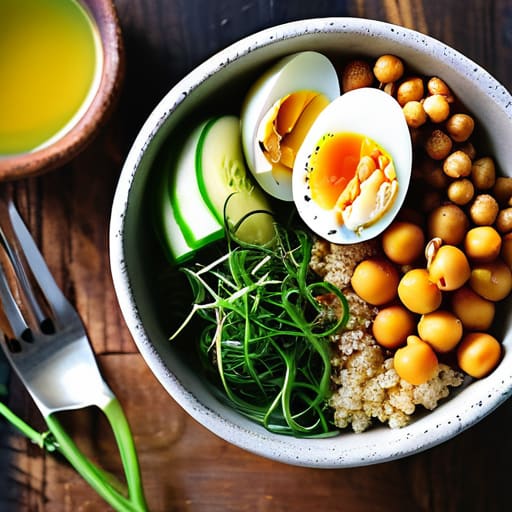 Nutritious The "Everything" Grain Bowl.