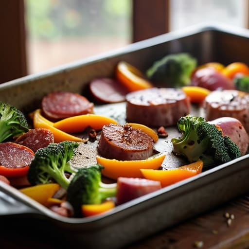 The Ultimate Sheet Pan Sausage and Veggies.