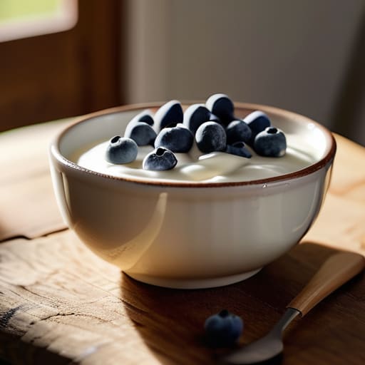 Bowl of Greek Yogurt with a Crunch.