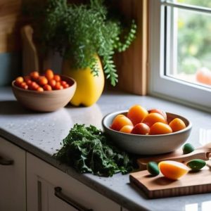 How to stock a healthy kitchen easily.