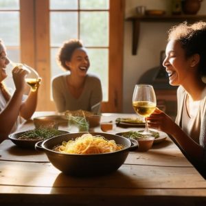 How shared meals build friendships and connection.