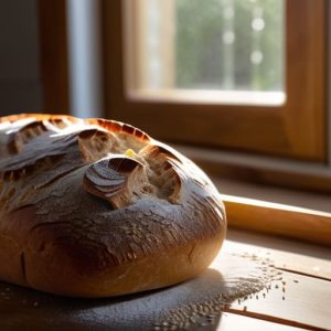 How to bake bread at home easily.