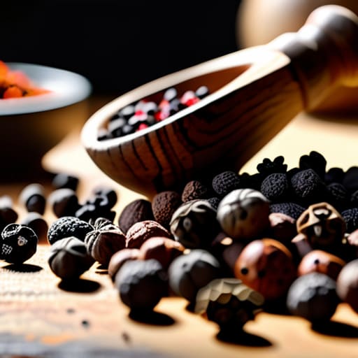 Freshly cracked The Mighty Black Pepper.