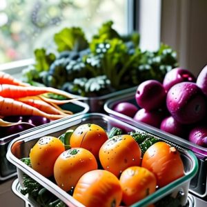 Best ways to store fresh vegetables.