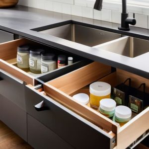 How to organize under the sink chaos.